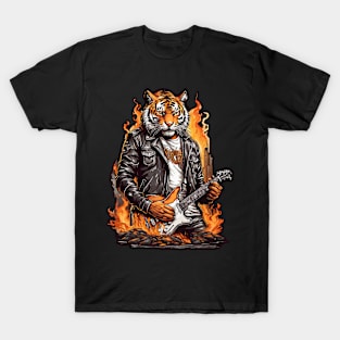 Fire Tiger guitarist T-Shirt